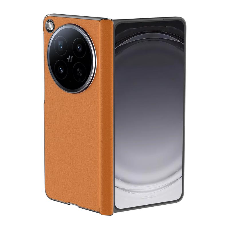 OPPO Find N6 Magnetisches Scharnier Faltbare Ledertasche