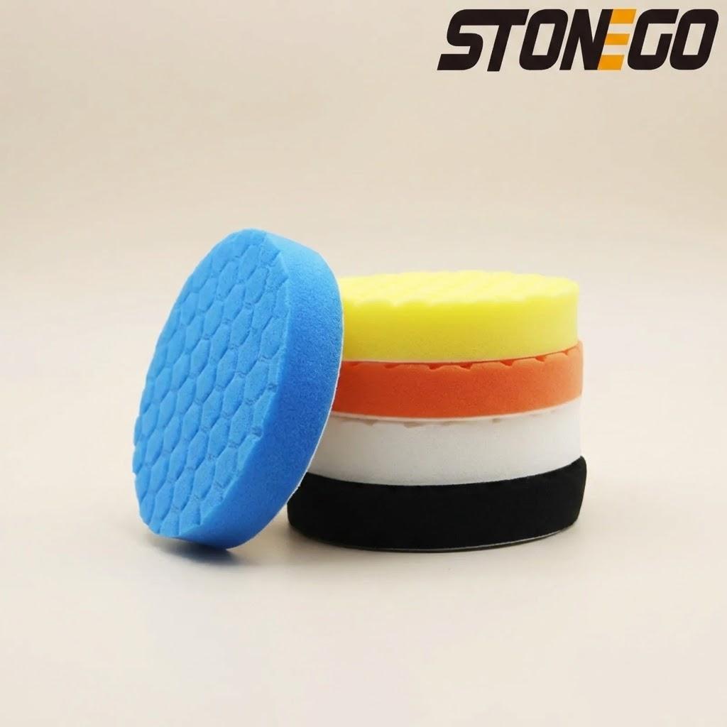 5Pcs Car Buffing Polishing Pads Kit Foam Polishers for Car Waxing Cutting Polishing Accessories Auto Detailing Supplies