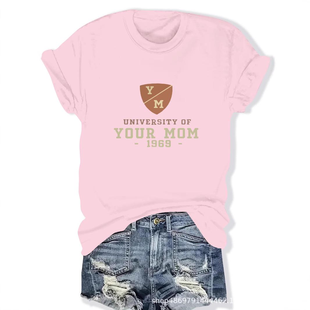 

Women s Cross-Border Fashion Round Neck T-Shirt Double Extra Large