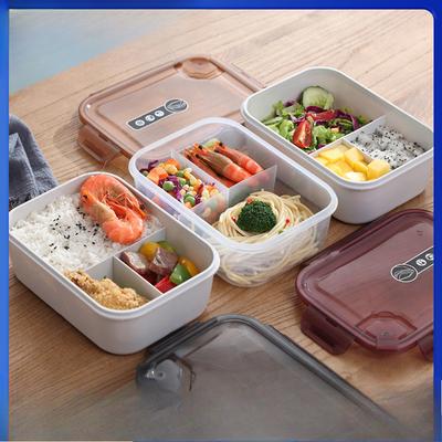 Microwave-safe Plastic Food Storage Box Sealed Multi-compartment Bento Box Portable Student Lunch Box Lunch Box