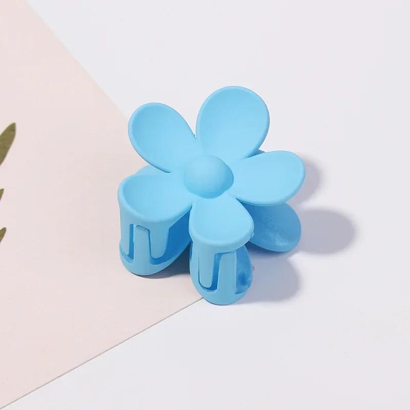 3.5cm 7cm Korea Flower Shape Hair Claw Clips Women Girls Ponytail Hairpin Barrette Headwear Accessories