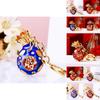 Creative Chinese Style Lucky Fortune Bag Keychain Decorative Metal Key Ring Accessory