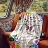 Happy 50Th Birthday Customizable Blanket Customize Your Name Soft Cozy Throw For Picnics Outdoor Travel And Camping Sofa Office Allseason Use Travel