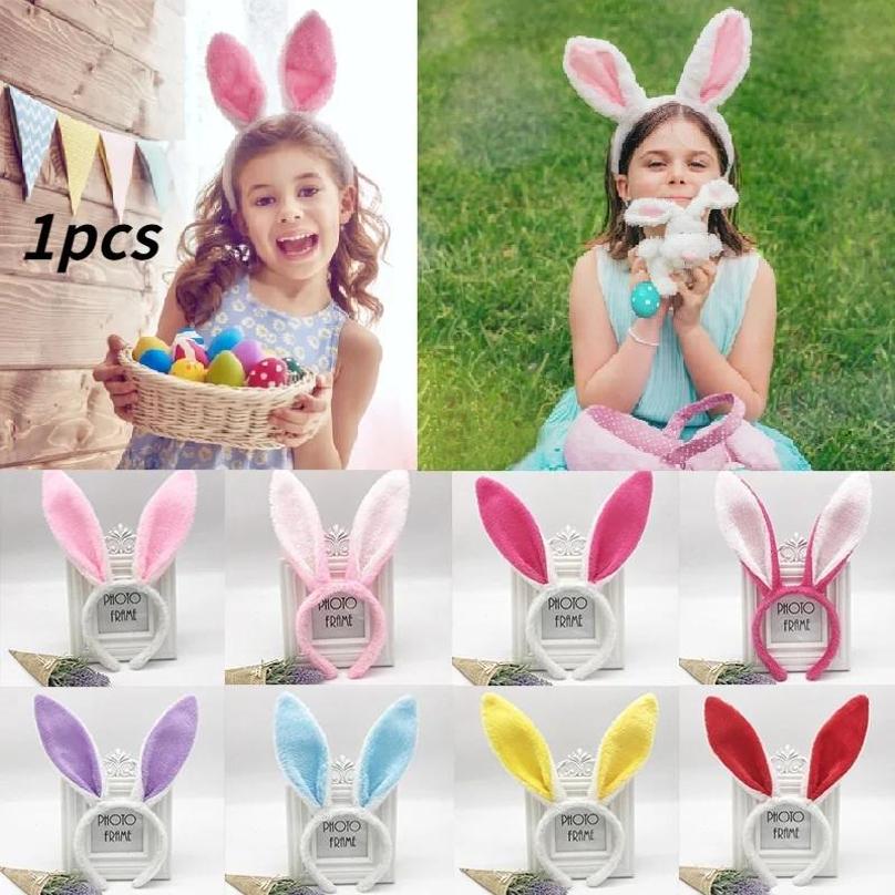 1 Pcs Cute Festive Adult Kids Bunny Ears Headband Easter Party Decorations Gifts