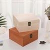 Wooden Flip Gift Box for Bridesmaid Present In Natural Tone