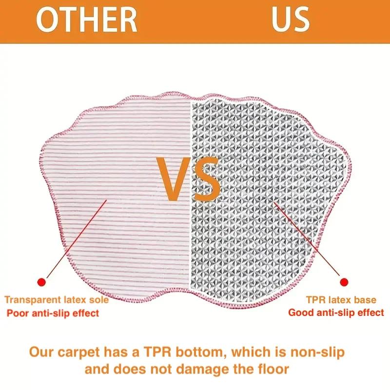 Bathroom Rugs Mats Water Absorbent Non-Slip Mat Used In Bathroom, Shower, Room, Etc.Soft Microfiber Bath Mat Machine Washable