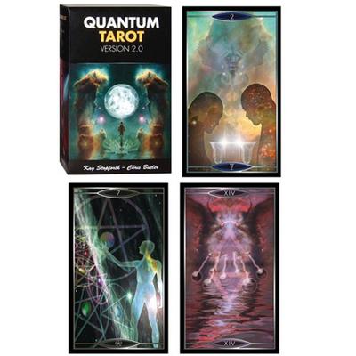 [A2000] - Collector's Tarot 'Quantum Tarot Version 2. 0' Black Green - 12. 5x8x5cm
