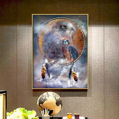 Diamond Painting Animal Eagle Diamond Embroidery Animal Dreamcatcher Picture Beads Rhinestone