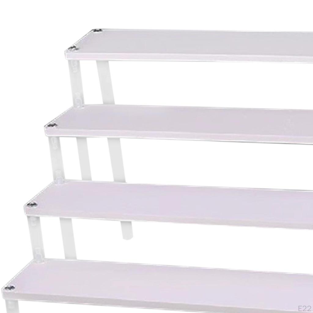 Drewniany stojak wystawowy na figurki, perfumy, lakier do paznokci, organizer do przedmiotów kolekcjonerskich