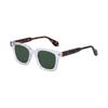 New European and American fashion square sunglasses men's propionic acid pins versatile simple sunscreen sunglasses men