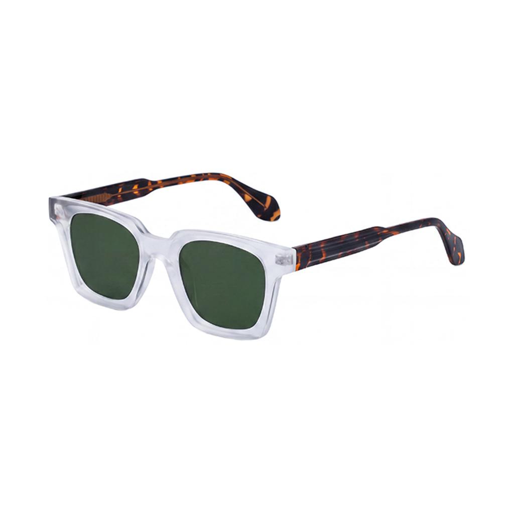 New European and American fashion square sunglasses men's propionic acid pins versatile simple sunscreen sunglasses men