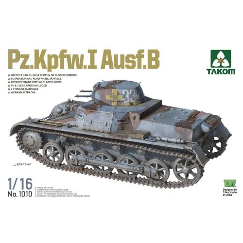 Takom 1/16 German Panzer 1 Ausf. B Plastic Model Kit TKO1010