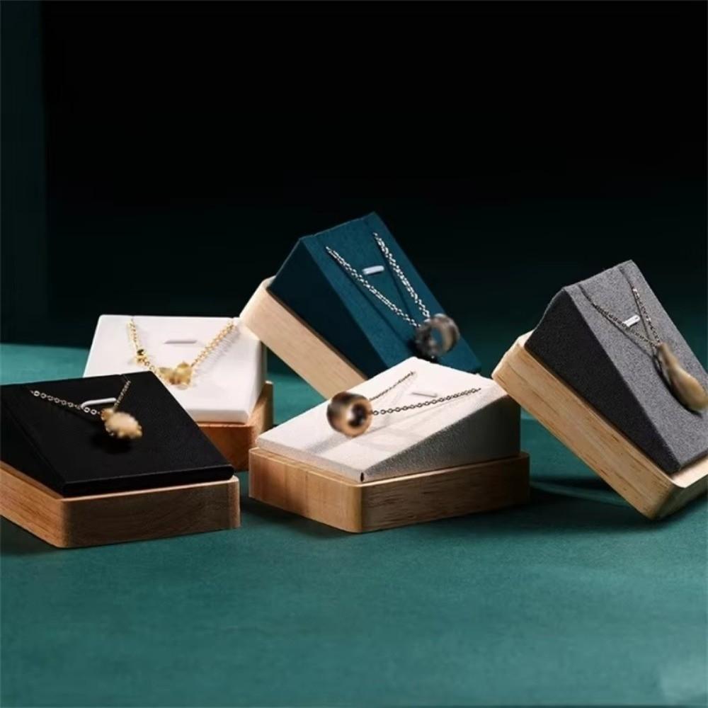 Pendant Display Jewelry Pendant Holder Bamboo Material Jewelry Display Rack