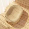 Sisal Basin Cat Paw Board Basin Oval Pet Bed Nest Sleeping Mat Cat Scratching Bed  Indoor Use