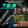 Sirui 135mm Full Size Anamorphic Telephoto Anamorphic Lens 135mm L T2.9 1.8X Lens, (Venus Mount)