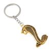 Adesivo per auto 3D Portachiavi in ​​metallo per Ford Focus 2 3 Mustang Shelby Mondeo GT F150 Everest Cobra Snake Decalcomania Anello portachiavi Catena Custodia