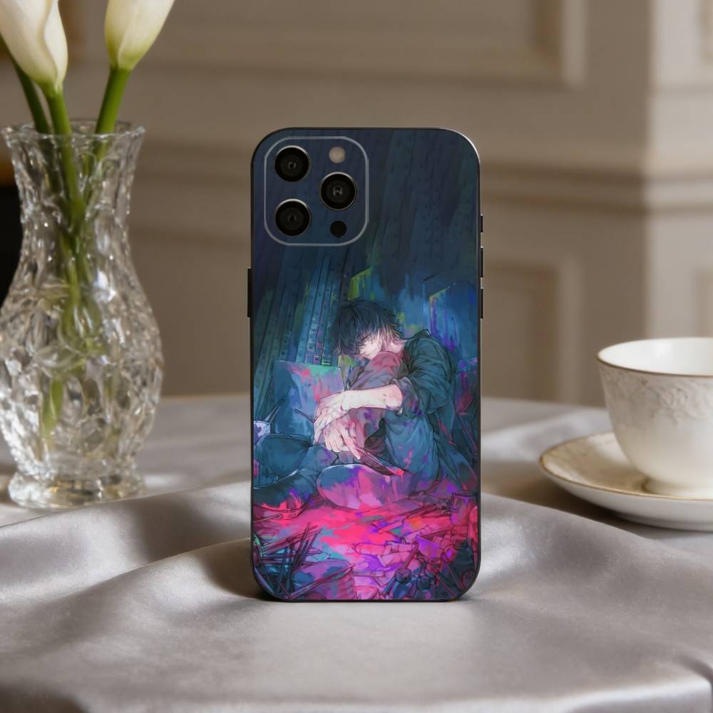 T-Towa-A S-Slow D-Damage-E Phone Case For iPhone 17pro,16,15,14,13,12,11 Plus,Pro Max,XS,Soft Silicone Black Cover