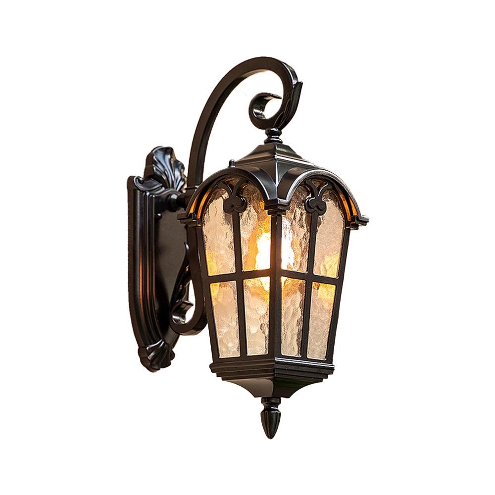 European Antique Solar Outdoor Wall Light, Waterproof for Balcony, Villa, Patio, Gate, and Courtyard