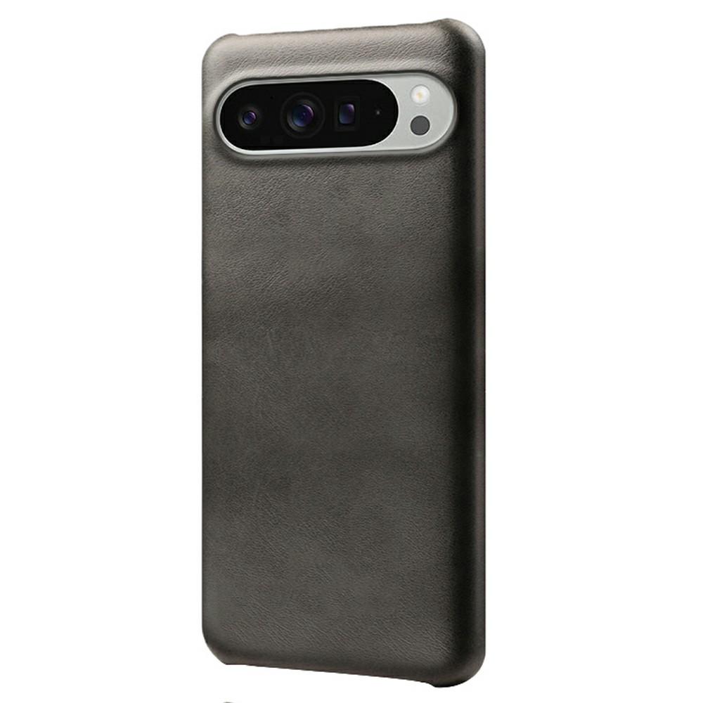 For Google Pixel 10 Pro XL Case Calf Texture PU Leather Hard PC Protective Phone Cover