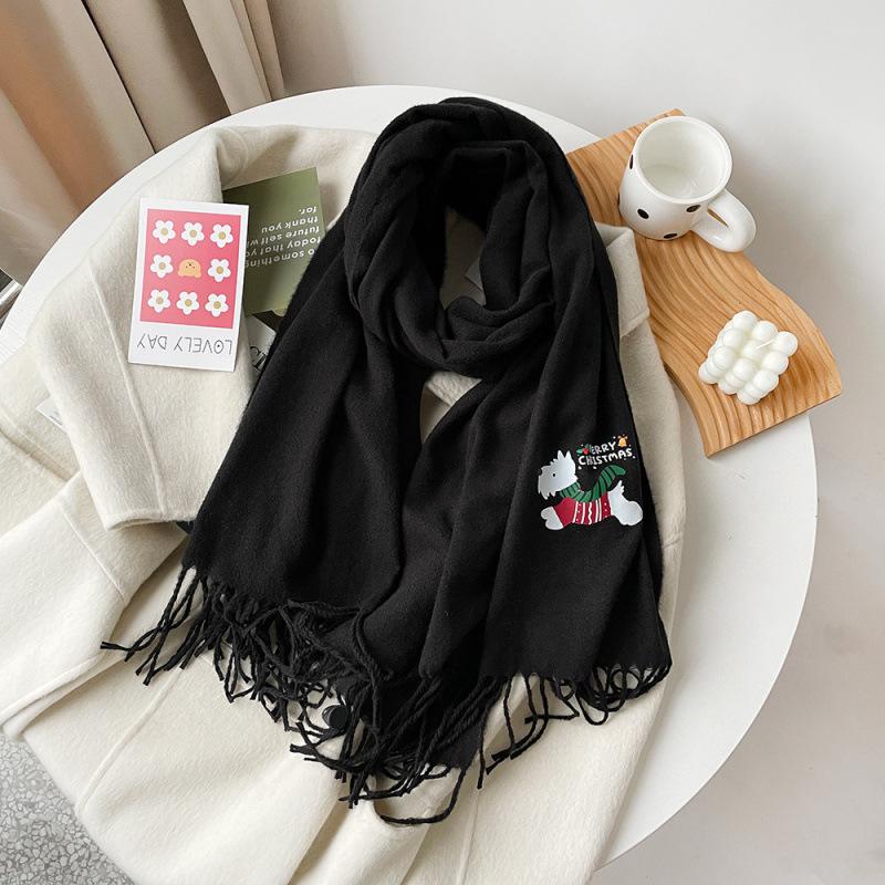 Quattro stagioni disponibili Nuovo versatile cappotto da donna in finto cashmere sciarpa calda media sciarpa scialle
