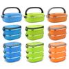 Stainles Steel Food Storage Container Many Tiers Insulated Lunch Boxs for Home Use