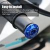 2pcs Motorcycle Handle Bar Ends Plug Grips Handlebar Plug Caps Slider Motor Bike for Honda Yamaha KTM Dirt Bike Accessories
