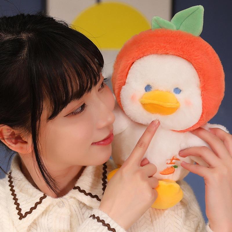 Orange Cute Duck Duckling Plush Toy Doll Girl Gift Sleeping Pillow Cloth Doll Cute Doll