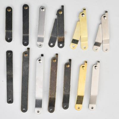 Silver Antique-Style Chinese Wooden Box Hinges