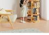 Solid Wood Rotating Bookshelf: Children's Picture Book and Toy Storage Rack