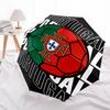 Printed Portugal Football team Folding Umbrella,Outdoor,Leisure,And Travel Umbrella,Durable Umbrella Fabric,Birthday And Holiday Gift