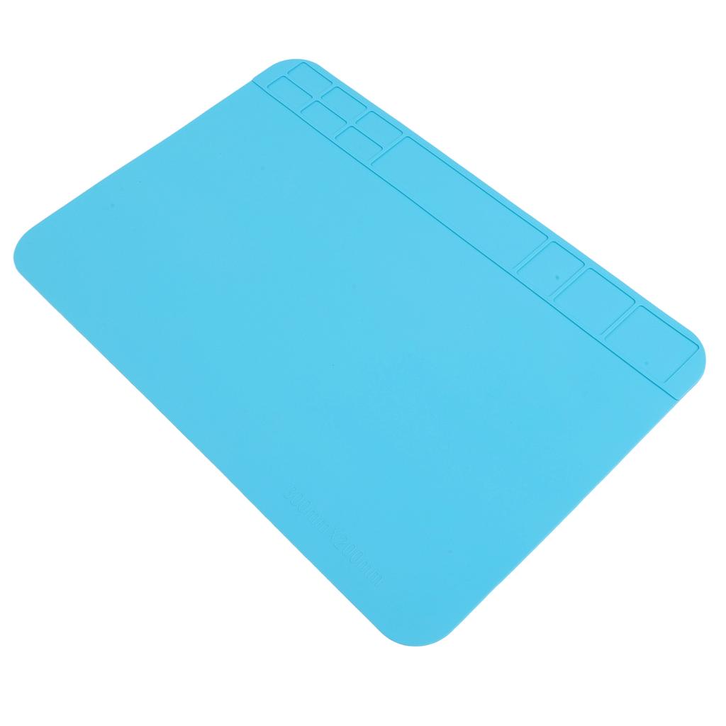 Pad Heat Insulation Mat Sections Design 1-2mm Thickness Silicone Soldering Accessory Station Desk Pad Dustproof