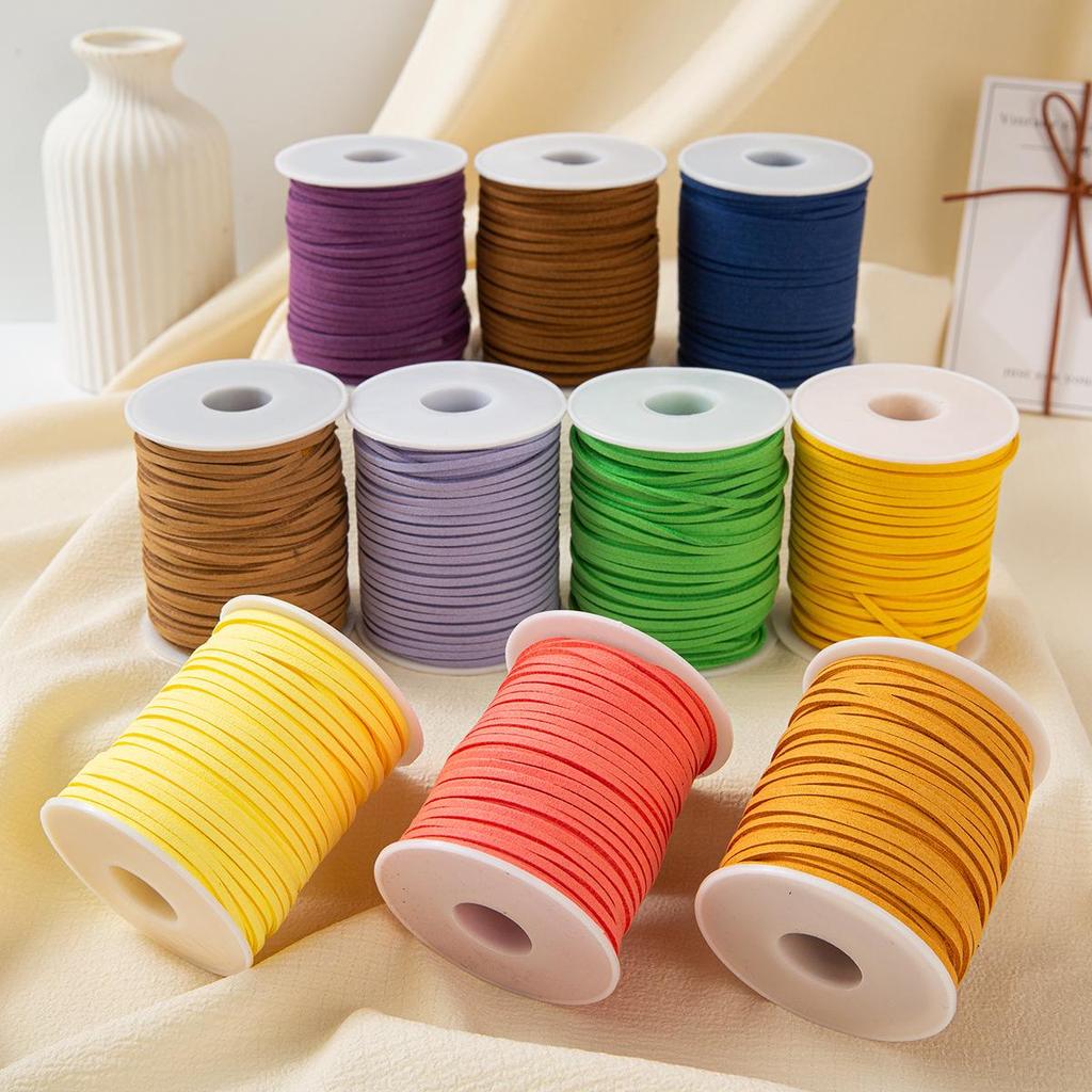 Woven Suede Rope Lanyard for Gift Box and Cake Decoration