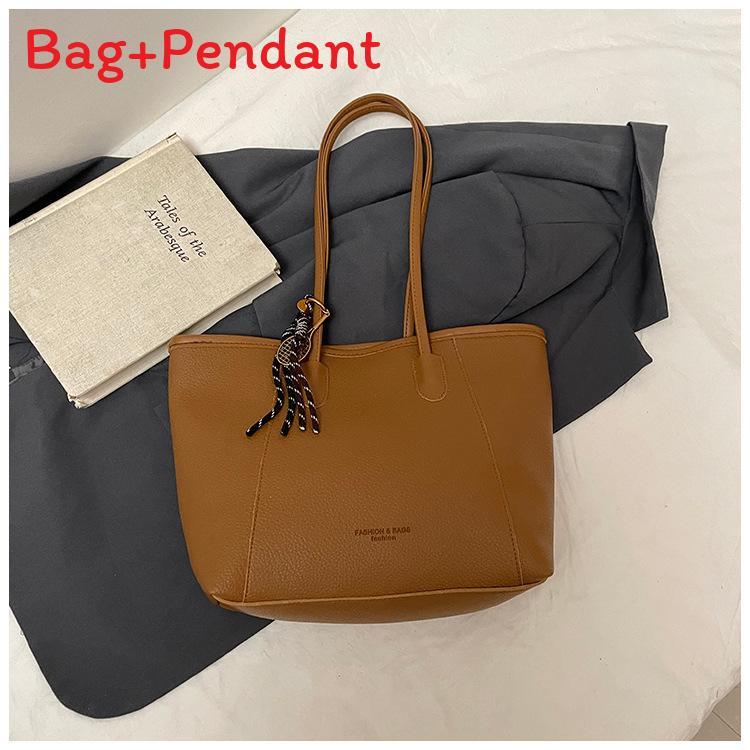 Tote Bag Female Large Capacity Pu Tote Bag With Zipper Closure For Daily Use