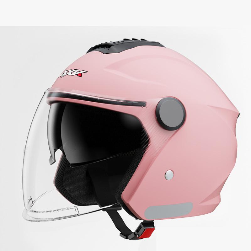 3/4 Open Face Motorcycle Scooter Helmet Street Bike Racing Helmet