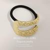 Minimalist Metal Hair Ring - New Korean Style High-End Ponytail Tie Rubber Band.