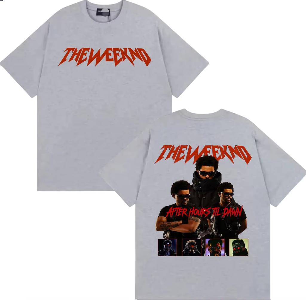 2026 Summer Hot Sale The Weeknd After Hours Til Dawn Album Cover T-shirt Men Women Fashion Hip Hop Harajuku T Shirts