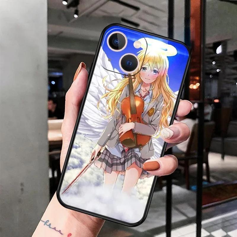 Apple IPhone15 Mini Handyhülle, Violinmädchen Cello Engel Handyhülle wird im Namen des Bildes gesendet.