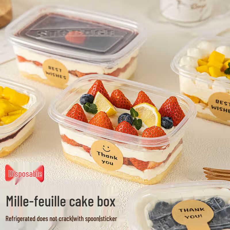 

Disposable Dessert Take-Out Box Set