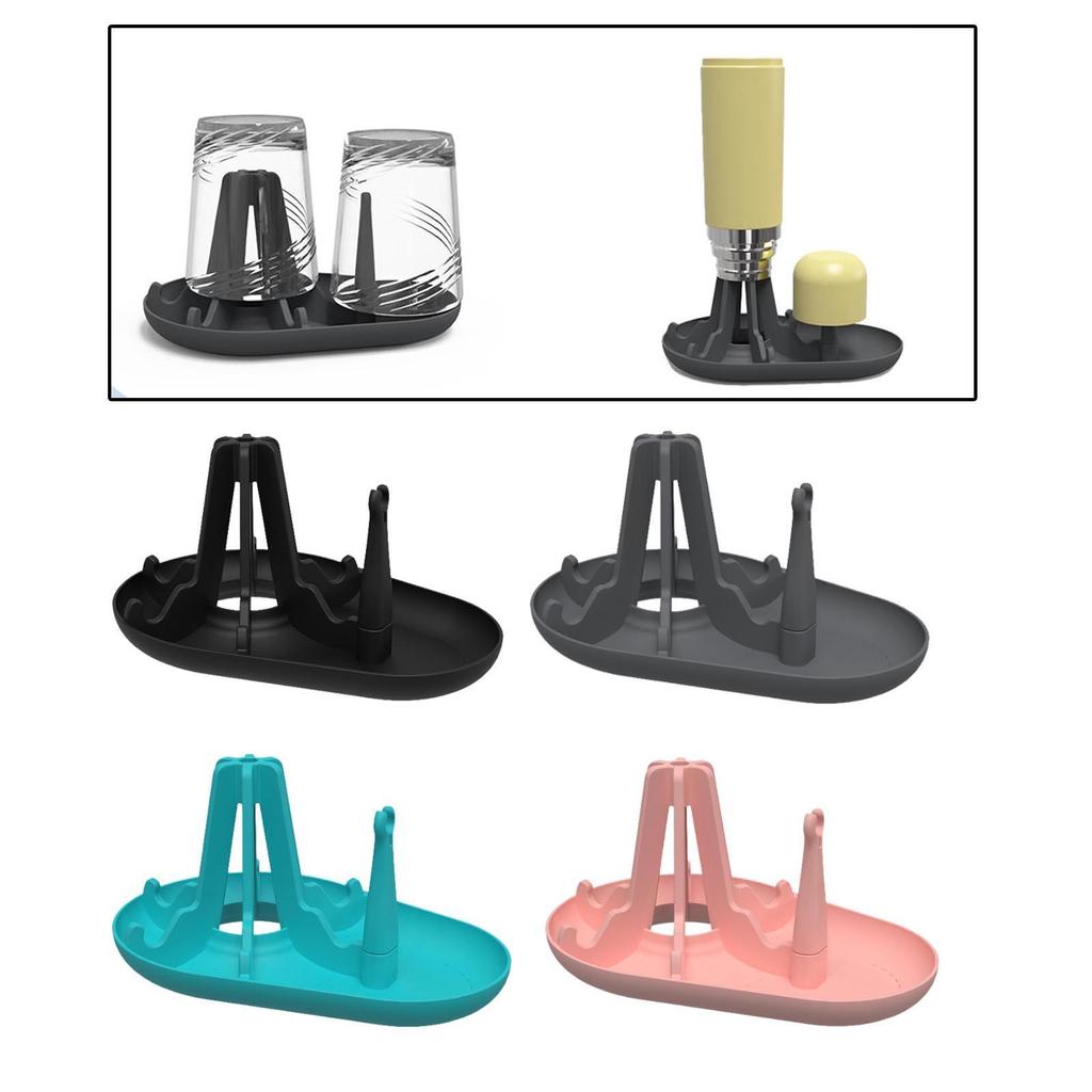 Bottle Dryer Rack Coffee Mug Rack Multipurpose Water Bottle Dryer Rack Bottle Drainer Stand for Home Cabinet Cups Coffee Pots