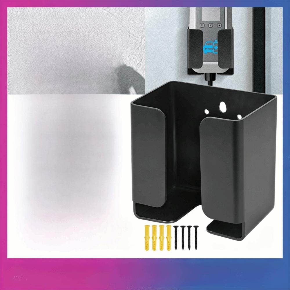 Wall Mount Charger Holder Aluminum Alloy Charging Box Organizer Storage Bracket Home Garage