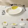 Melamine Rectangular Porcelain-Style Plate for Hot Pot & Side Dishes