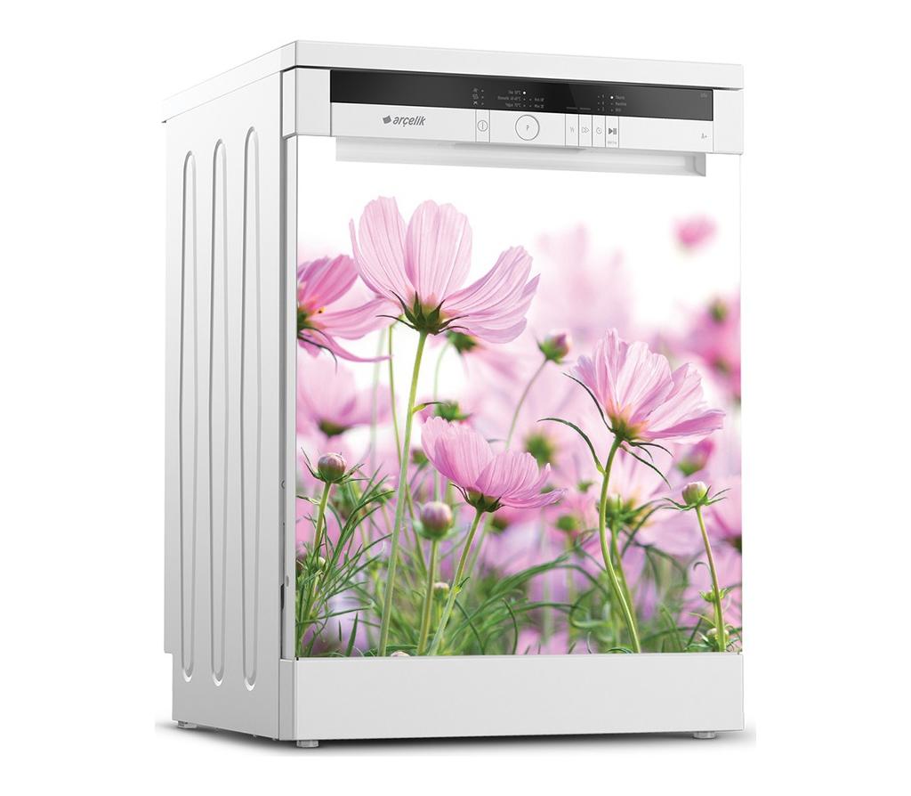 36 Style Dishwasher Decoration Sticker DIY Kitchen Wallpaper Peel and Stick Vinyl Wall Decal LandscapeFlower Mural For Home Decor