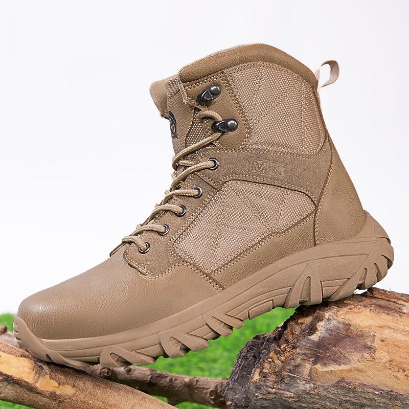 Autumn new field boots combat boots mountaineering boots outdoor sports tactical boots large size desert boots men