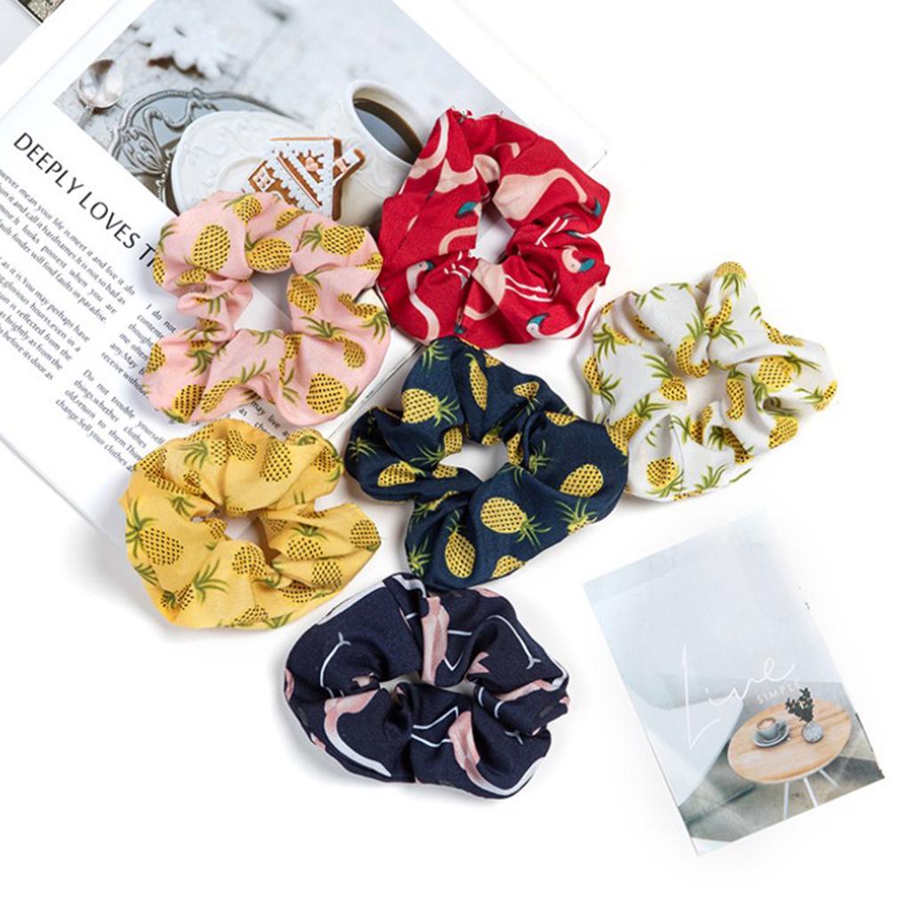 6pack Women Girl Hair Scrunchies Set Elastic Hair Bands Scrunchy Rope Ties 6pack Women Girl Hair Scrunchies Set Elastic Hair Bands Scrunchy Rope Ties