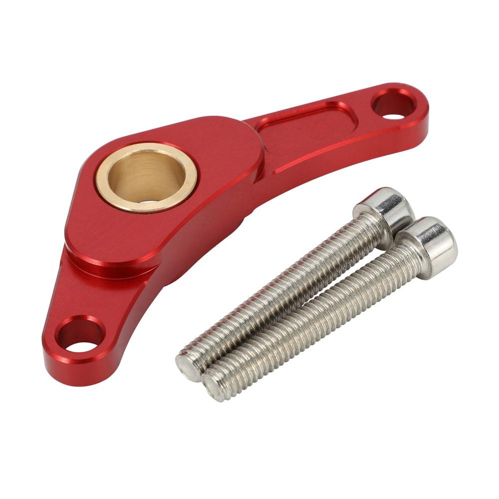 CNC Machined Shifter Bracket Billet Aluminum Red Black Color Shift Lever Support Stabilizer for Honda CRF 110