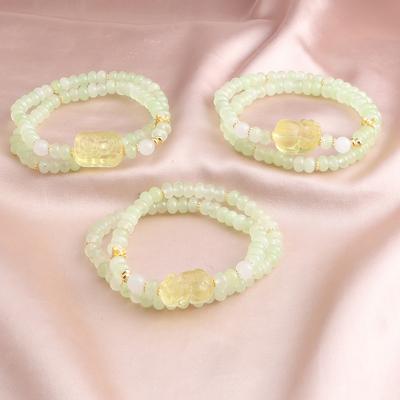 Armband Natürlicher Traubenstein Frisches Kristallarmband Chalcedon Pixiu Blume Marke Mode Frisch Dopamin