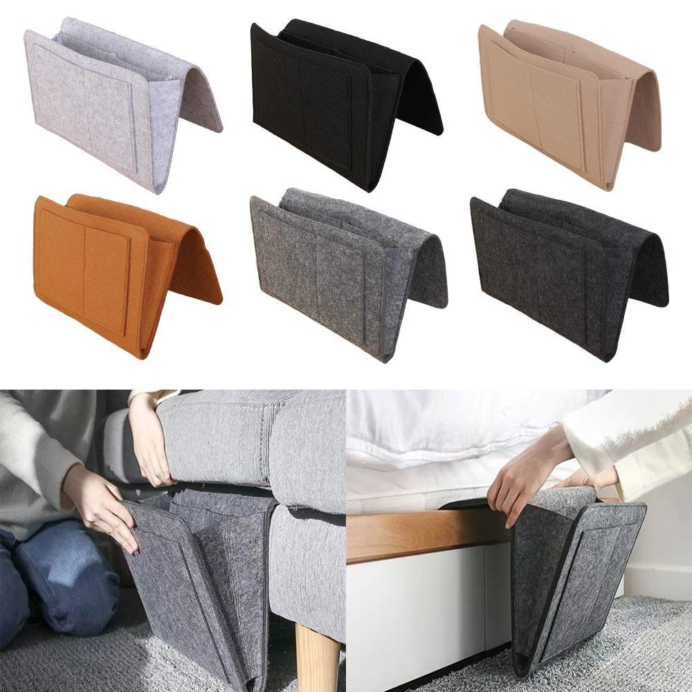 Große Kapazität Filz Aufbewahrungstasche Sofaseiten-Tasche für CDs Zeitschriften, Tablets Handys Kleinkram
