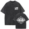 MXL Magliette Unisex Lavate Vintage Rock Band Limp Bizkit Stampa Significant Other Hip Hop Retro Oversize Manica Corta