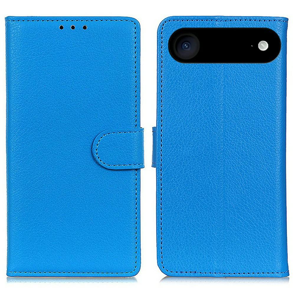 For iPhone 17 Air Wallet Case PU Leather Phone Cover Litchi Texture