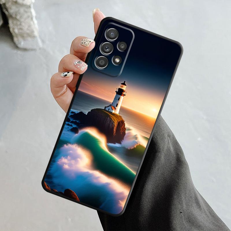 Beautiful Lighthouse Phone Case For iPhone Samsung Galaxy Redmi Xiaomi Oppo OnePlus Note S A 7 8 9 10 11 12 13 14 20 21 22 23 53 54 Pro Max Plus Ultra
